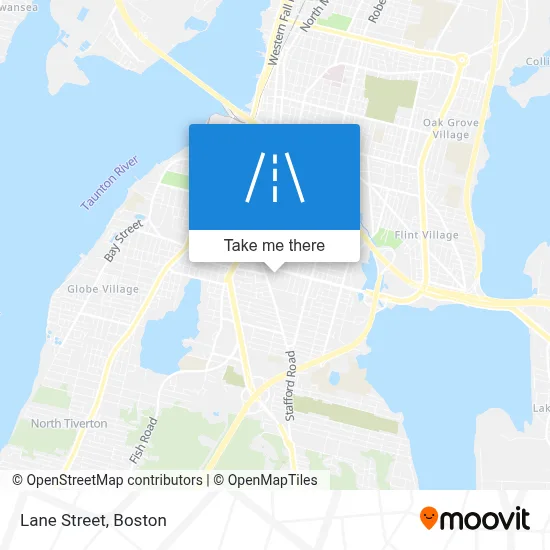 Lane Street map