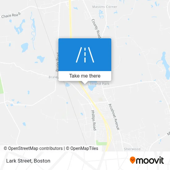 Lark Street map