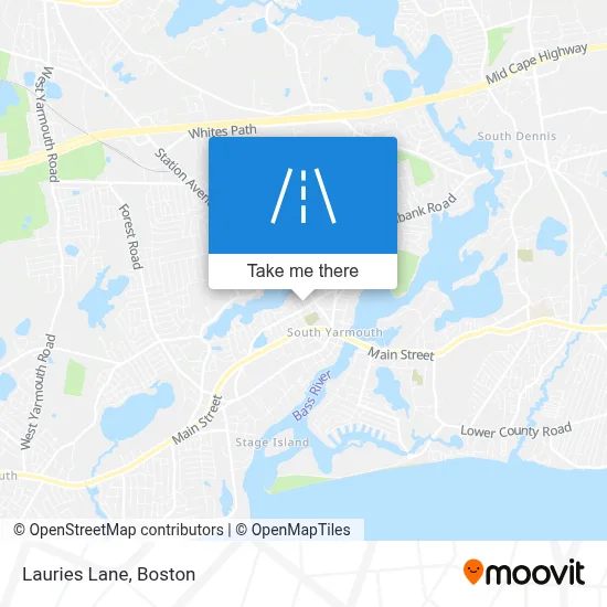 Lauries Lane map
