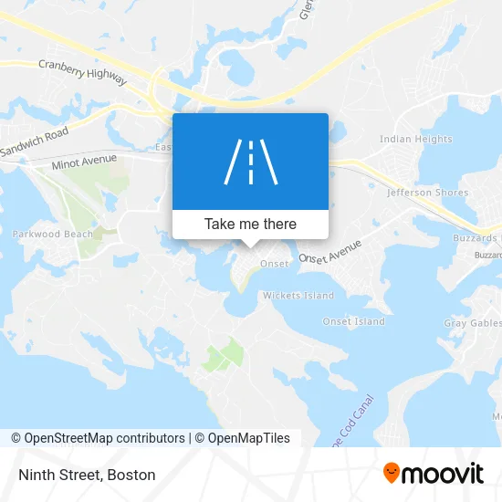 Ninth Street map
