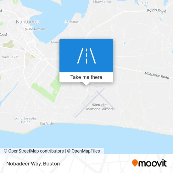 Nobadeer Way map