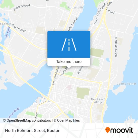 Mapa de North Belmont Street