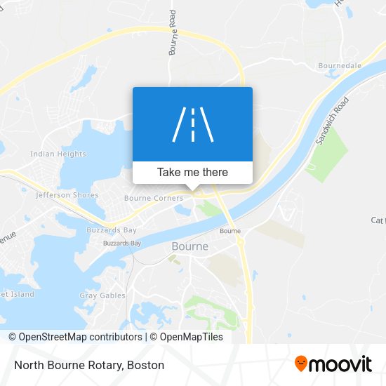 Mapa de North Bourne Rotary