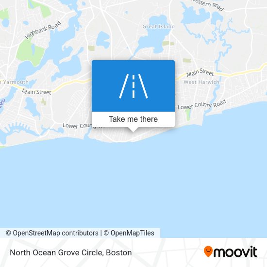 North Ocean Grove Circle map