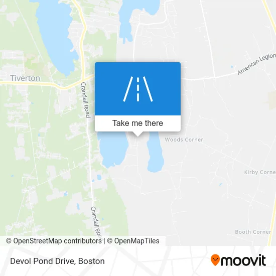 Devol Pond Drive map