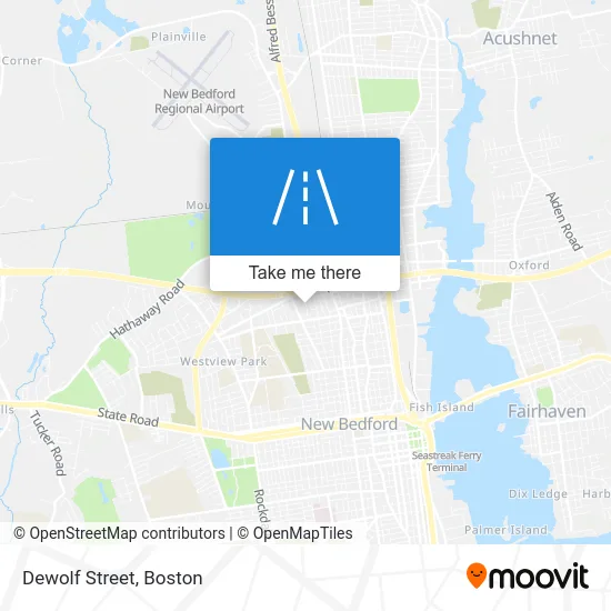 Dewolf Street map