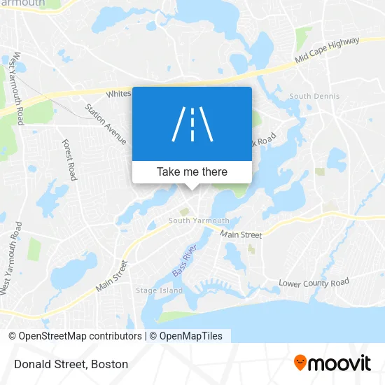 Donald Street map
