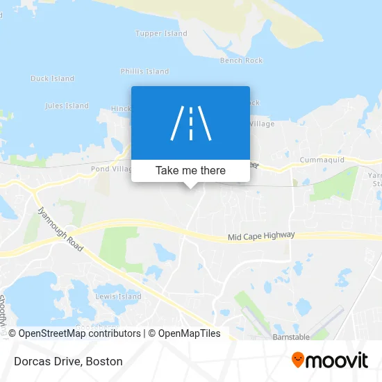 Dorcas Drive map