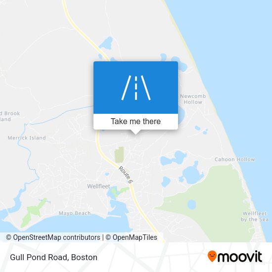Gull Pond Road map