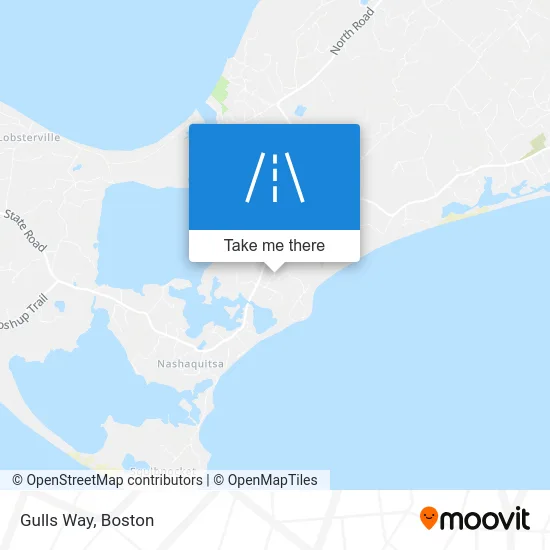 Gulls Way map