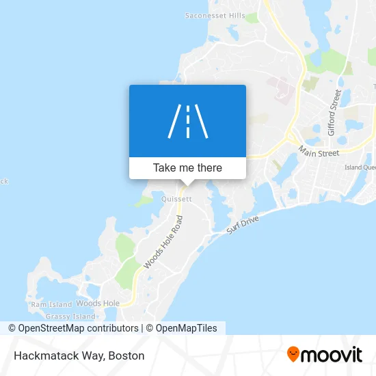 Hackmatack Way map