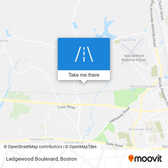 Ledgewood Boulevard map