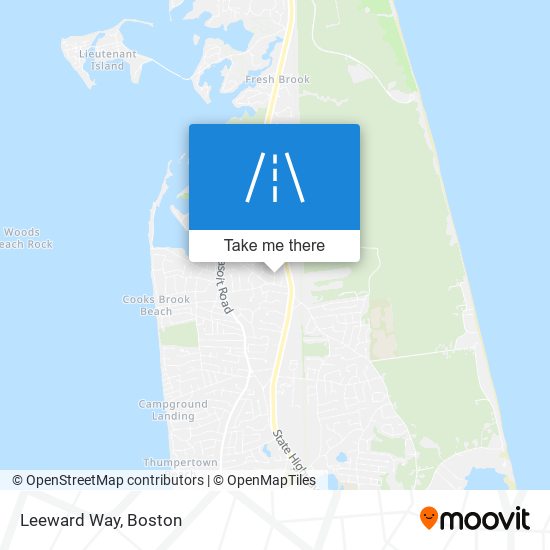 Leeward Way map