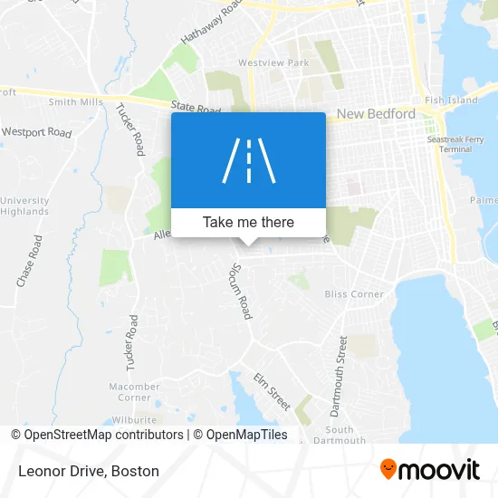 Leonor Drive map