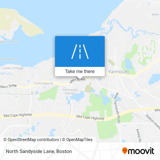 North Sandyside Lane map