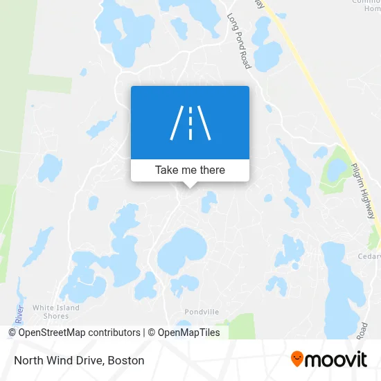 North Wind Drive map