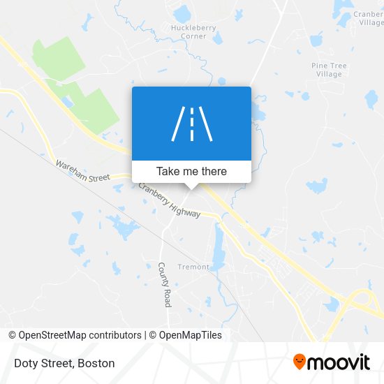 Mapa de Doty Street