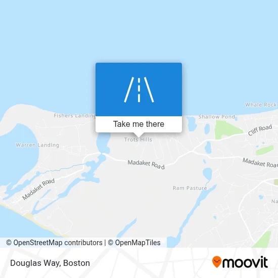 Douglas Way map