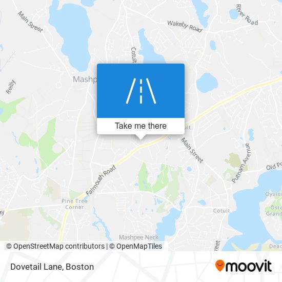 Dovetail Lane map