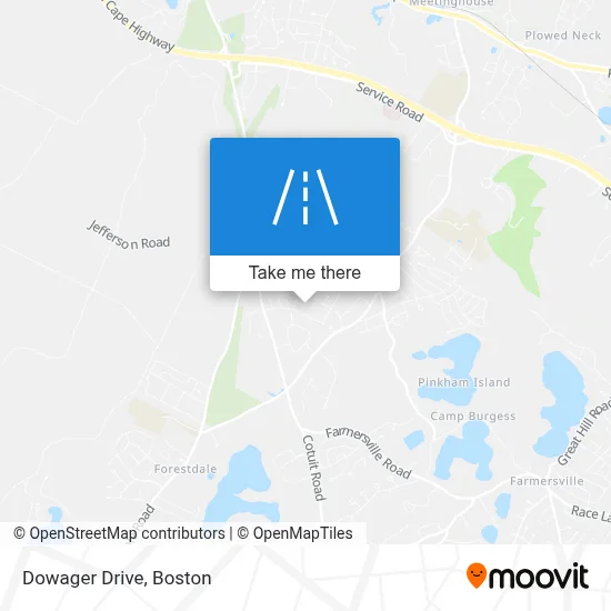 Dowager Drive map