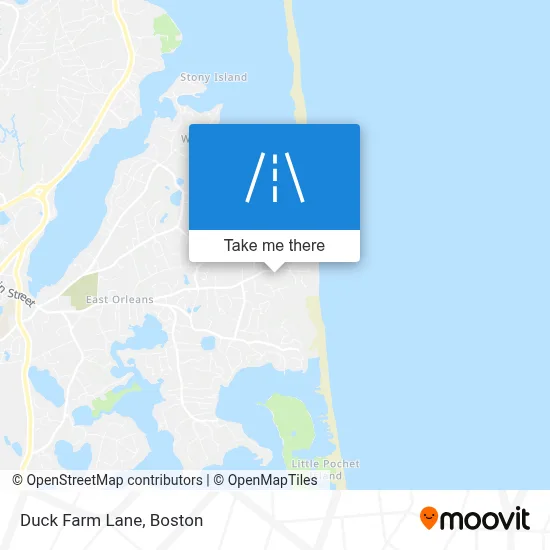 Duck Farm Lane map