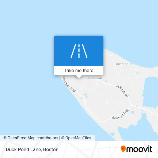 Duck Pond Lane map
