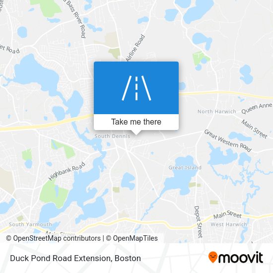 Duck Pond Road Extension map