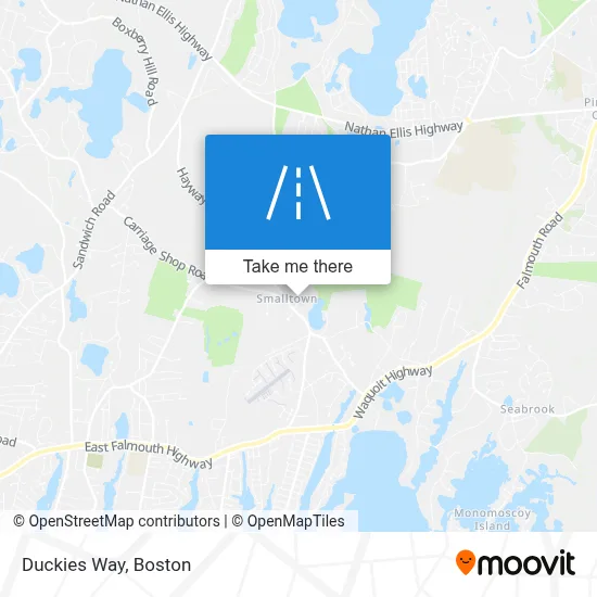 Duckies Way map