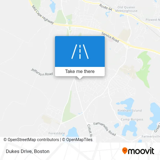 Dukes Drive map