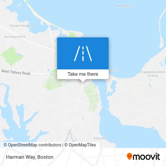 Harman Way map