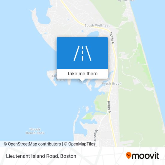 Mapa de Lieutenant Island Road