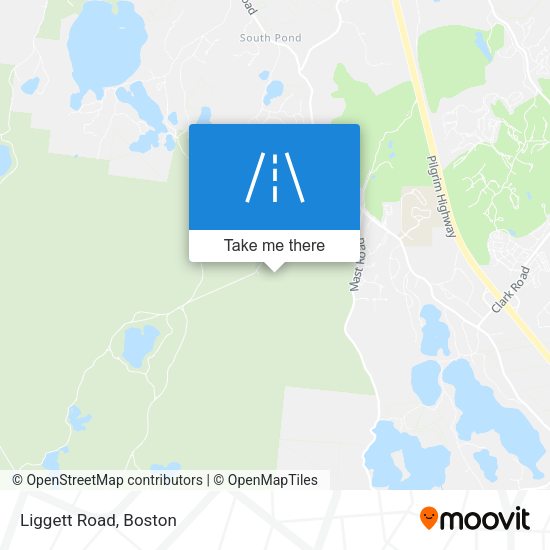 Mapa de Liggett Road