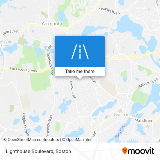 Lighthouse Boulevard map