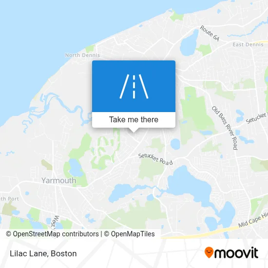 Lilac Lane map