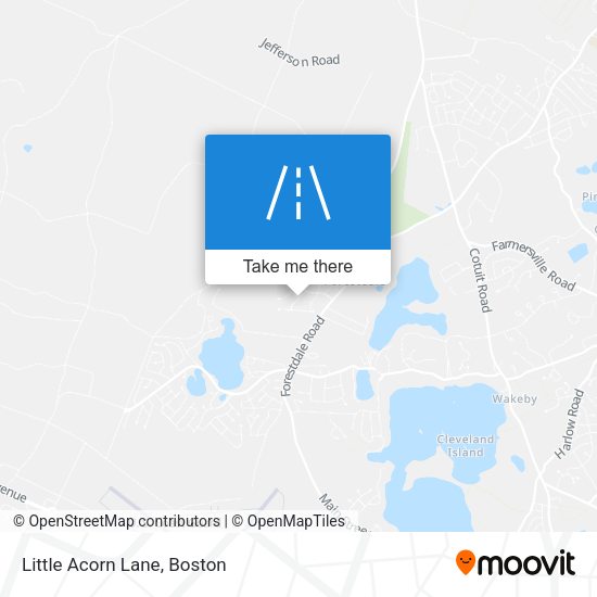 Mapa de Little Acorn Lane
