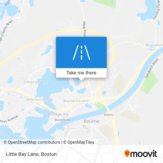 Little Bay Lane map