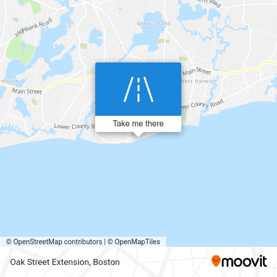 Mapa de Oak Street Extension