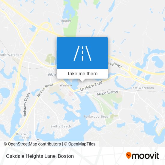 Oakdale Heights Lane map