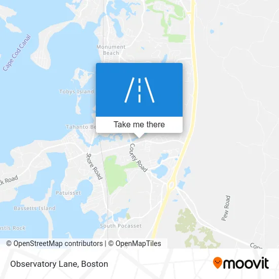 Observatory Lane map