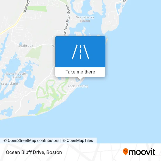 Ocean Bluff Drive map