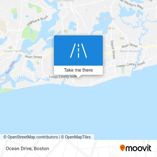 Ocean Drive map