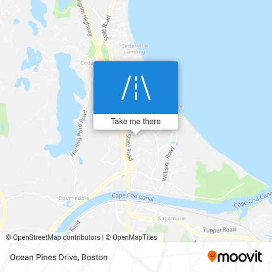 Ocean Pines Drive map