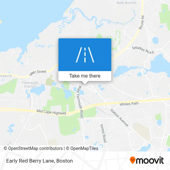 Early Red Berry Lane map