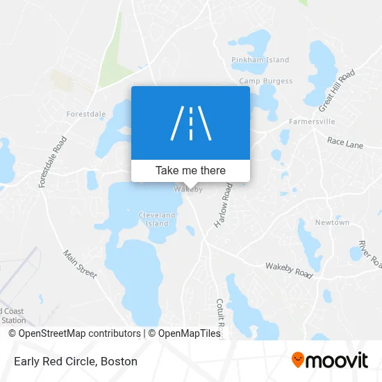 Early Red Circle map