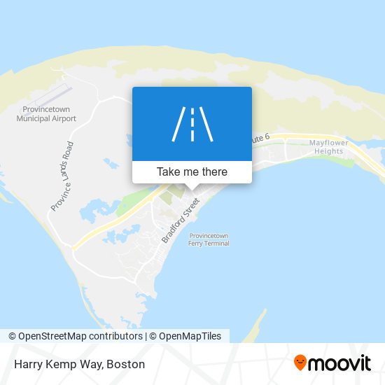 Harry Kemp Way map