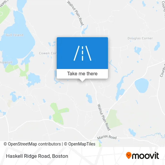 Haskell Ridge Road map