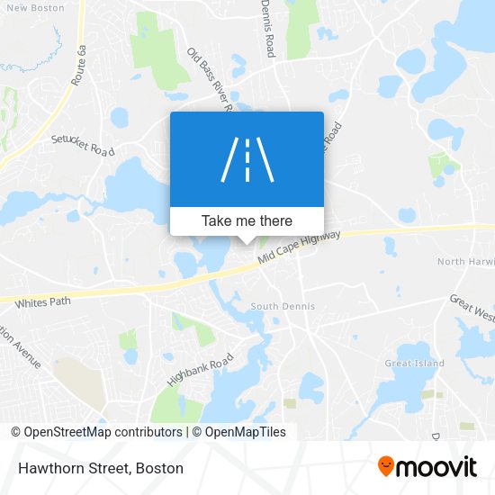 Mapa de Hawthorn Street
