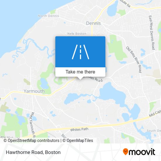 Mapa de Hawthorne Road