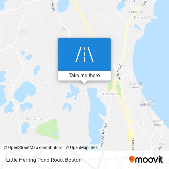 Little Herring Pond Road map