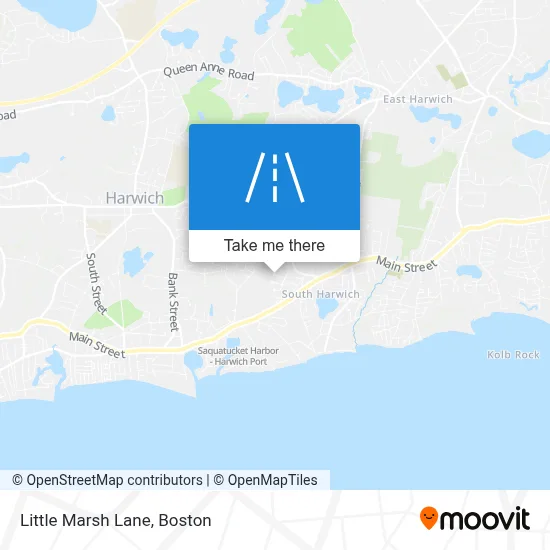 Little Marsh Lane map